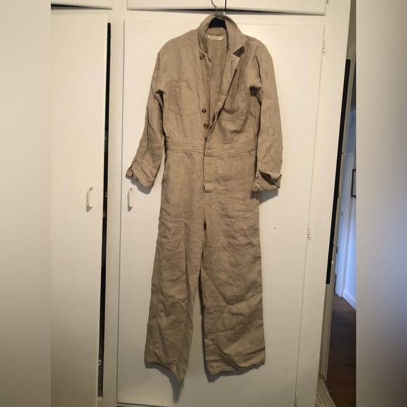 Christy Dawn Pearl linen jumpsuit S - Picture 7 of 7